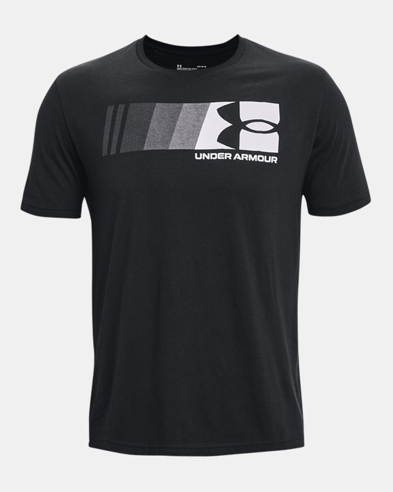 Men's UA Fast Left Chest T-Shirt in Black image number 4